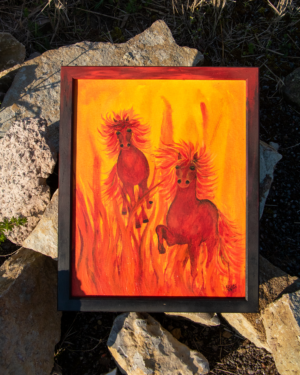Feuerpferde aus Ullus Elementeserie